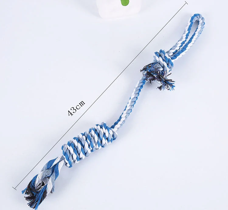 Pet Dog Puppy Chew Rope Knot Toys Clean Teeth Durable Braided Bone Rope Pet Molar Toy Pet Supplies
