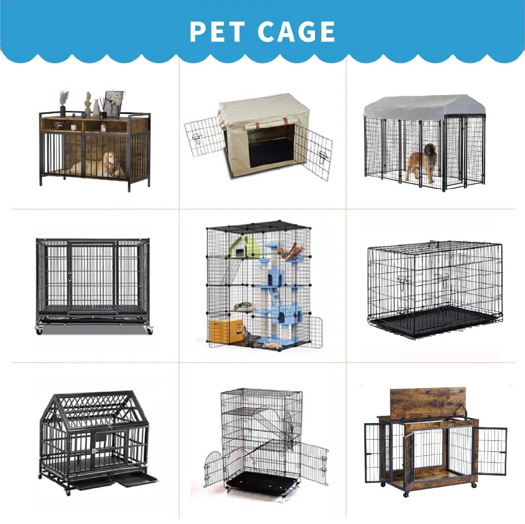 Excellence and Versatility with Our Premium 48-Inch Double Door Folding Metal Dog Crate