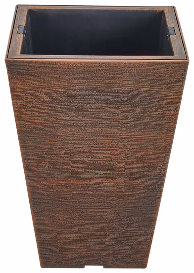 Tall Square Plastic Flower Pot Garden Plant Pot (KD9941-KD9943)